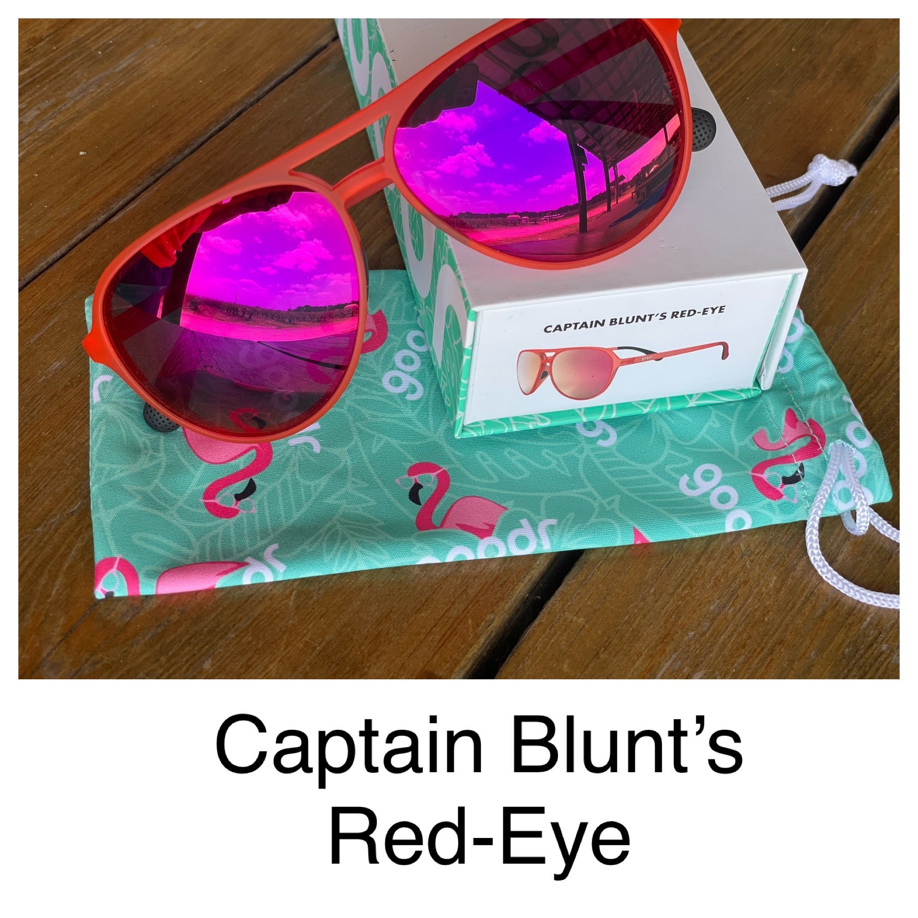 goodr goodr Captain Blunts Red Eye Sunglasses $ 35